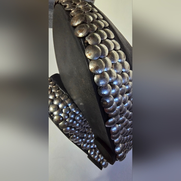 Jeffrey Campbell Peep-Toe Platform Ankle Boot with Stud Tick Wedge Size 8 - Picture 8 of 11